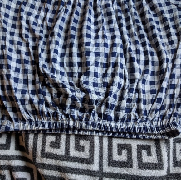 NWT About a Girl gingham crop top XS - Picture 4 of 5